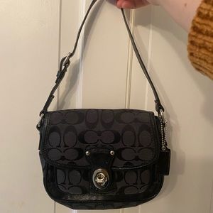 Small black Coach purse, great condition!